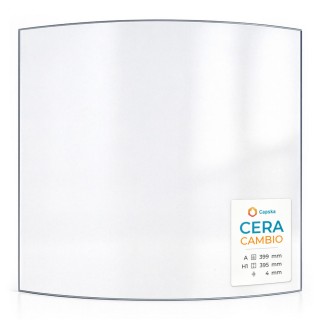 Cera CAMBIO Glas - Hitzebeständiges Kaminglas für Kaminofen