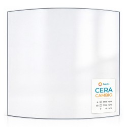 Cera CAMBIO Glass - Curved glass panel for wood burning stove
