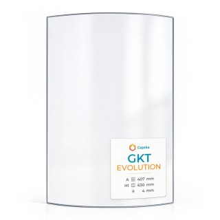 Glas für Kaminofen Gkt EVOLUTION - Hochwertiges Keramikglas - Capska