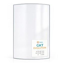 Vitre Gkt EVOLUTION - Verre Courbe pour poêle à bois