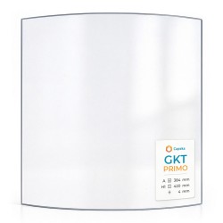 Gkt PRIMO Glass - Curved glass panel for wood burning stove