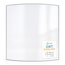 Gkt SVEALAND Glass - Curved glass panel for wood burning stove