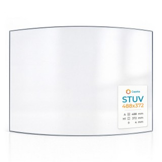 Stuv 488X372 Glas - Kaminglas für Kaminofen