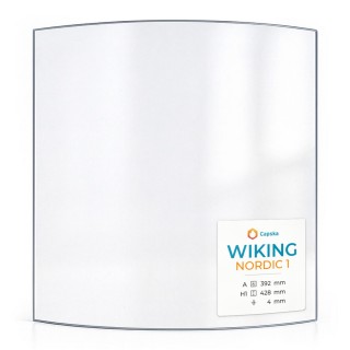 Vetro Wiking NORDIC 1 - Vetro Curvo per stufa a legna
