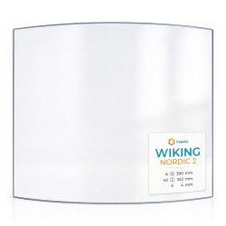Wiking NORDIC 2 Glass - Curved glass panel for wood burning stove