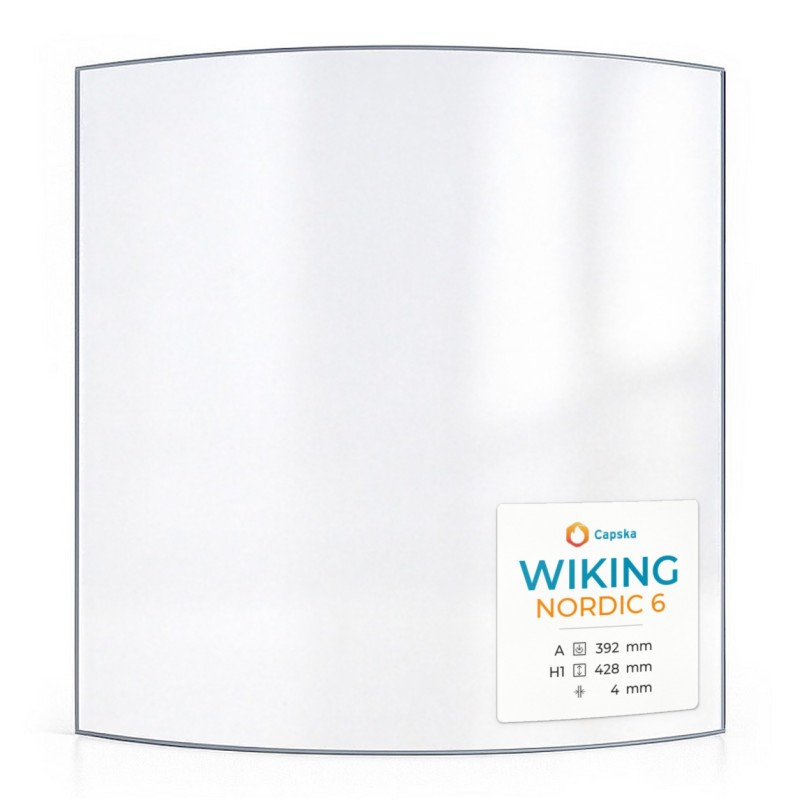 Wiking NORDIC 6 Glas - Kaminglas für Kaminofen