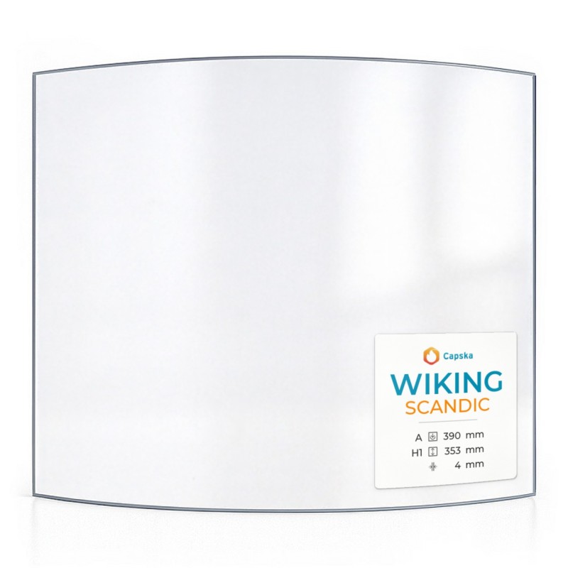 Wiking SCANDIC Glas für Kaminofen - Hitzebeständiges Glas