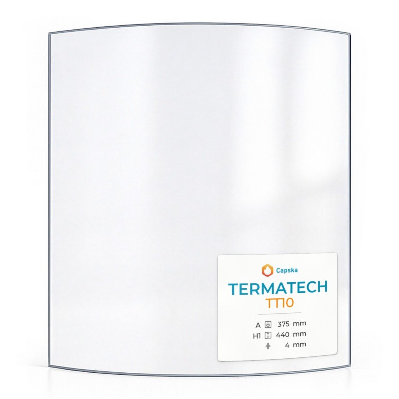 Termatech TT10 Glass - Curved Panel for Wood Burning Stove