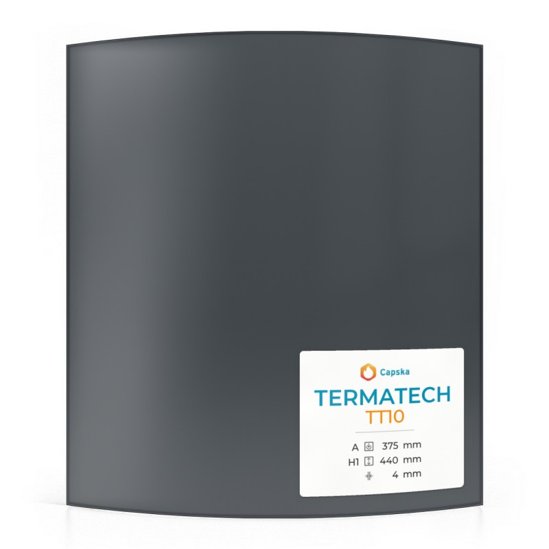 Vitre Termatech TT10 - Verre Courbe pour poêle à bois