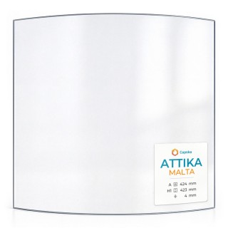 Vetro Attika MALTA - Vetro Curvo per stufa a legna