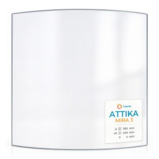Vetro Attika MIRA 3 - Vetro Curvo per stufa a legna