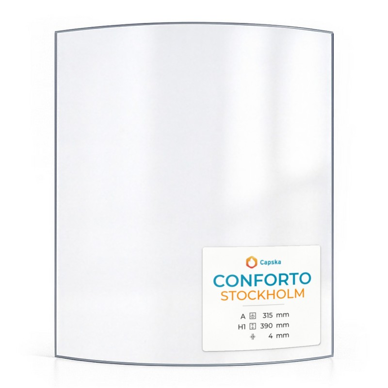 Conforto STOCKHOLM Glas - Kaminglas für Kaminofen