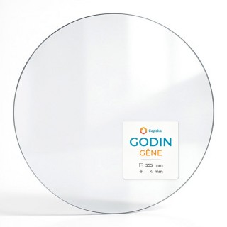 Godin GÊNE Glass Circle Panel for Wood Burning Stove