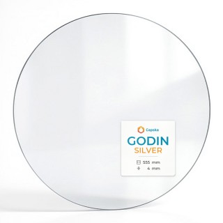 Vitre Godin SILVER - Verre Rond pour poêle à bois