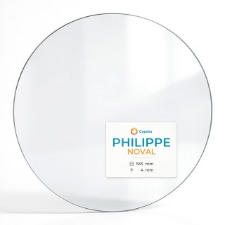 Vitre Philippe NOVAL - Verre Rond pour poêle à bois
