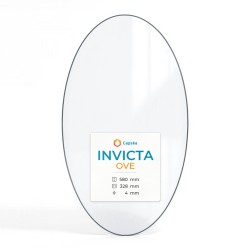 Vetro Invicta OVE - Vetro Ovale per stufa a legna