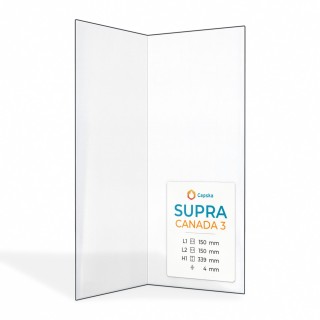 Supra CANADA 3 Glas - Gefaltet Kaminglas für Kaminofen