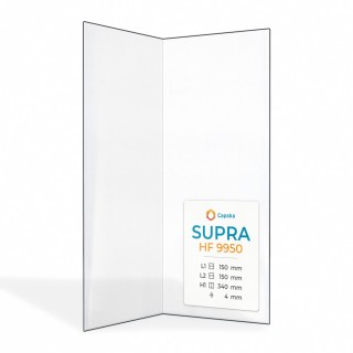 Vetro Supra HF 9950 - Vetro Piegato per stufa a legna