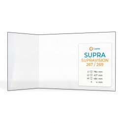 Supra SUPRAVISION 267 / 269 Glas - Gefaltet Kaminglas für Kaminofen