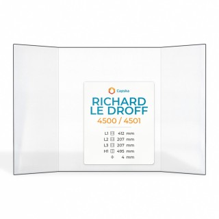 Richard Le Droff 4500 / 4501 Glas - Prismatisch Kaminglas