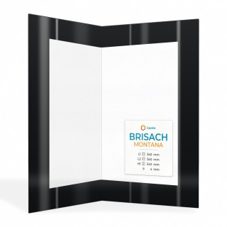 Brisach MONTANA Glas - Gefaltet Siebdruck Kaminglas für Kaminofen