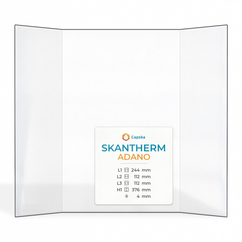 Skantherm ADANO Glass - Prismatic Panel for Wood Burning Stove