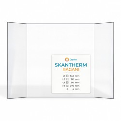 Skantherm RAGANI Glas - Prismatisch Kaminglas für Kaminofen