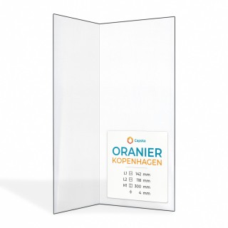 Vitre Oranier KOPENHAGEN pour poêle à bois - Verre résistant