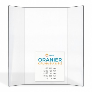 Oranier KIRUNA 8-A & 8-Z Prismatic Glass Panel