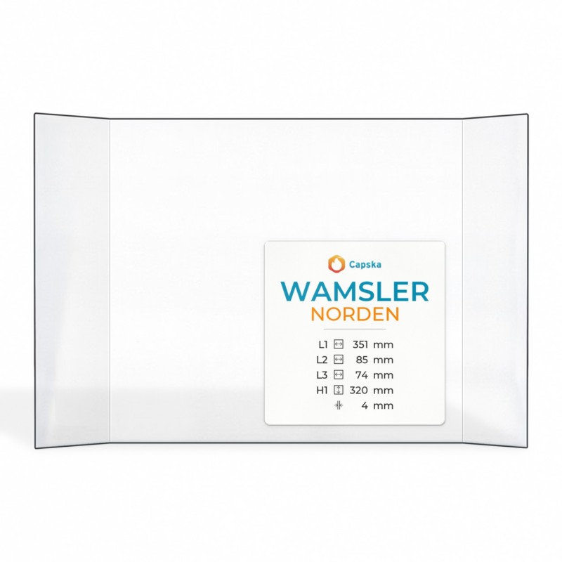 Vitre Wamsler NORDEN - Verre Prismatique pour poêle à bois