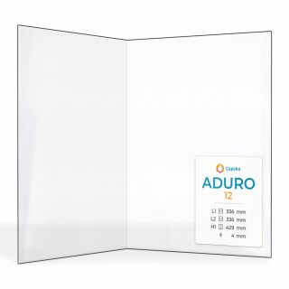 Aduro 12 Glas - Gefaltetes Kaminglas für Kaminofen