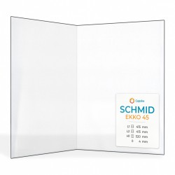 Schmid EKKO 45 Glass - Folded glass panel for wood burning stove