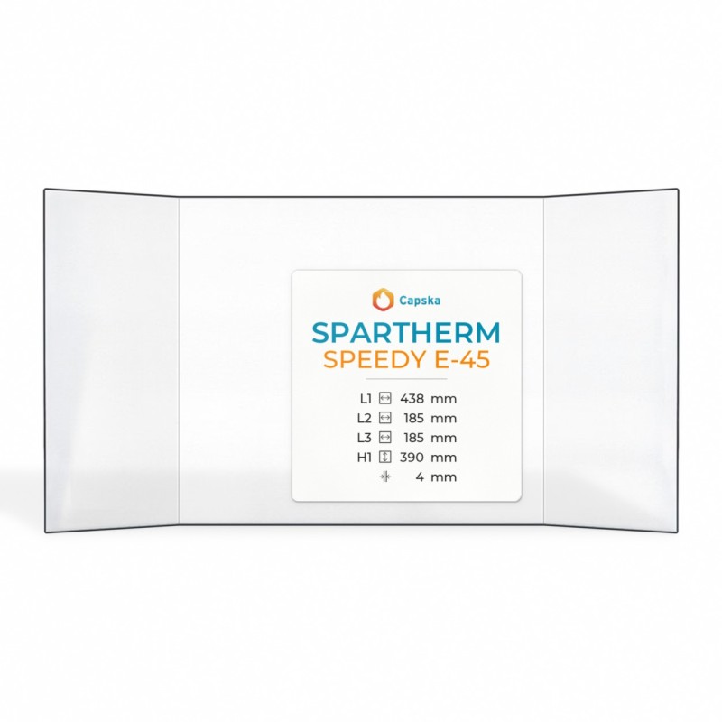 Vetro Spartherm SPEEDY E-45 - Vetro Prismatico per inserto caminetto