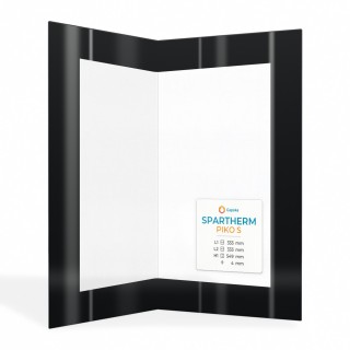 Vetro Spartherm PIKO S - Vetro Piegato Serigrafato per stufa a legna
