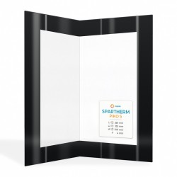 Spartherm PIKO S Glass - Folded Screen-printed glass panel for wood burning stove