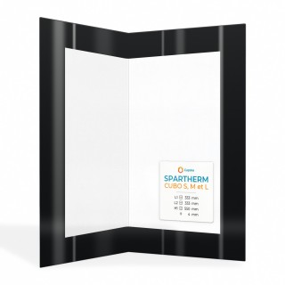 Vetro Spartherm CUBO S, M et L - Vetro Piegato Serigrafato