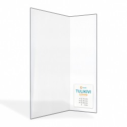 Tulikivi GEMINI Glas - Gefaltet Kaminglas für Kaminofen