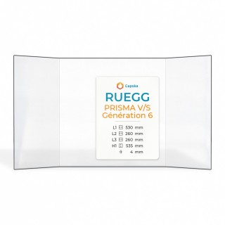 Ruegg PRISMA V/S Génération 6 Glass - Fireplace Insert Panel