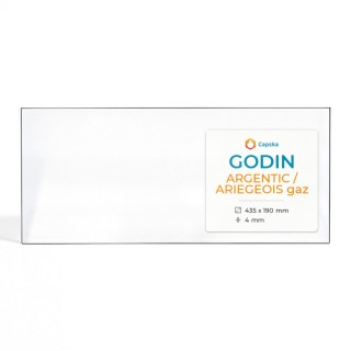 Vetro Godin ARGENTIC / ARIEGEOIS per stufa a legna