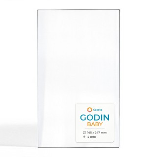 Vitre Godin BABY - Verre Rectangle pour poêle à bois