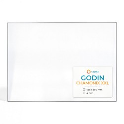 Godin CHAMONIX XXL Glass - Rectangular glass panel for wood burning stove