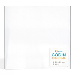 Vitre Godin COLONIAL - Verre Rectangle pour poêle à bois