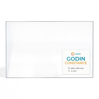 Godin CONSTANCE Glass - Rectangular Panel for Wood Burning Stove