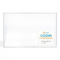 Vitre Godin CONSTANCE - Verre Rectangle pour poêle à bois