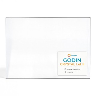 Vetro Godin CRYSTAL I ET II - Vetro Rettangolo per stufa a legna