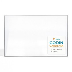 Godin GARDENIA Glass - Rectangular glass panel for wood burning stove