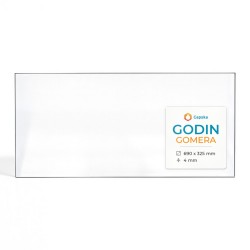 Vitre Godin GOMERA - Verre Rectangle pour poêle à bois