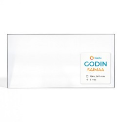 Vitre Godin SAÏMAA - Verre Rectangle pour poêle à bois