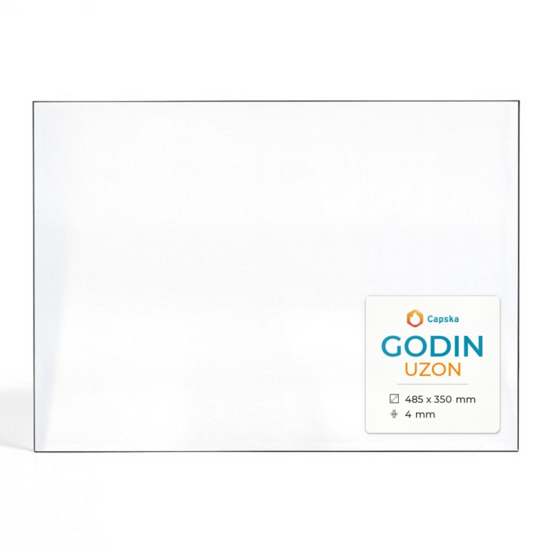 Vitre Godin UZON - Verre Rectangle pour poêle à bois