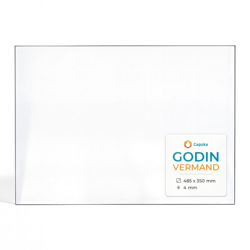 Vitre Godin VERMAND - Verre Rectangle pour poêle à bois